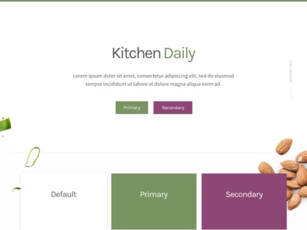 5 biến thể phong cách khác nhau của giao diện website đẹp về ẩm thực
