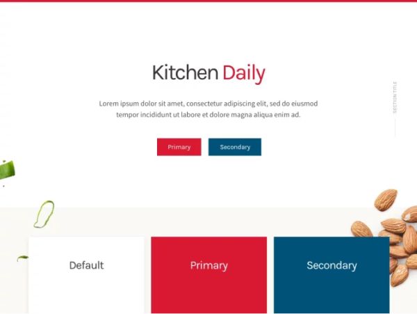 5 biến thể phong cách khác nhau của giao diện website đẹp về ẩm thực