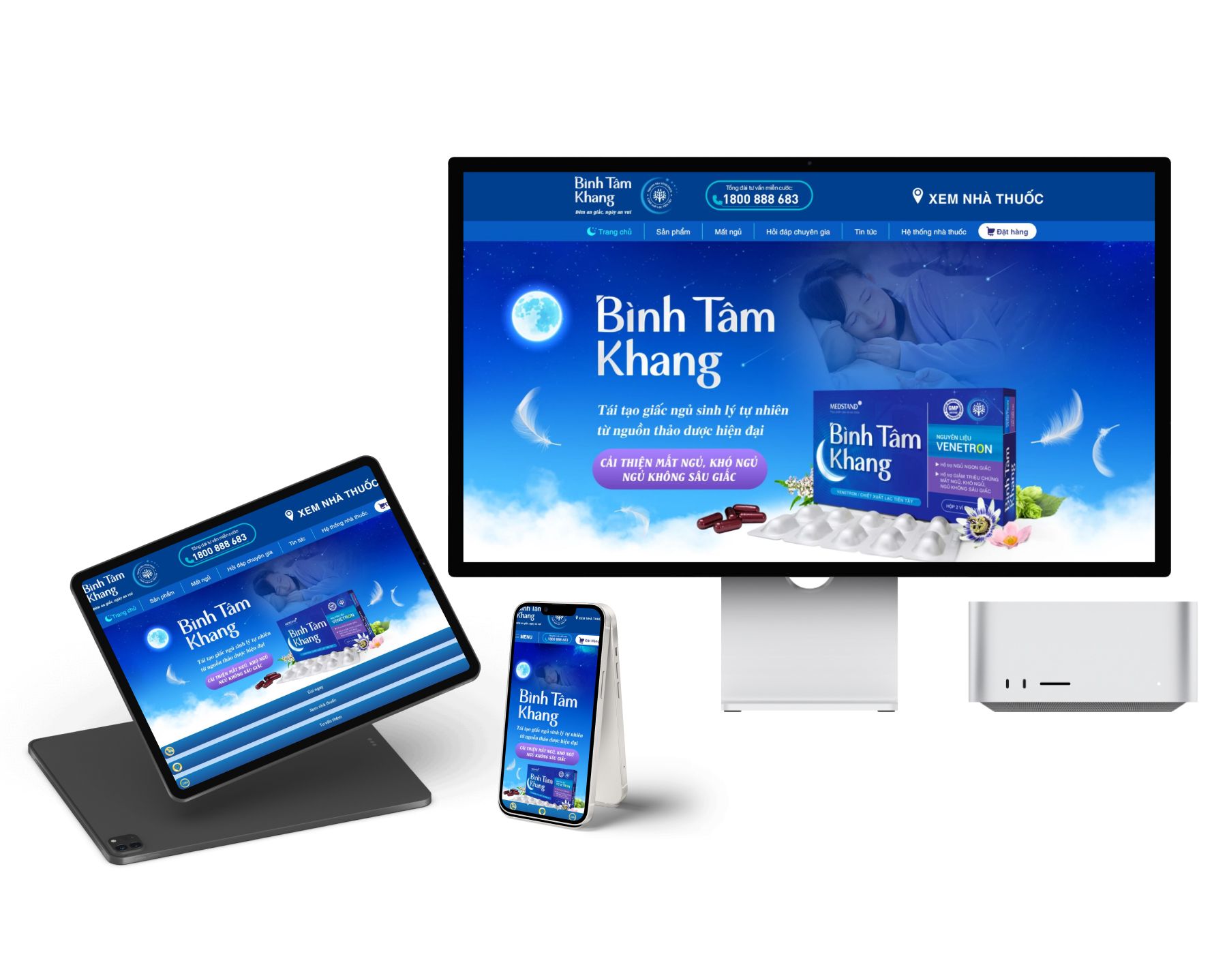 Thiết kế website thực phẩm chức năng