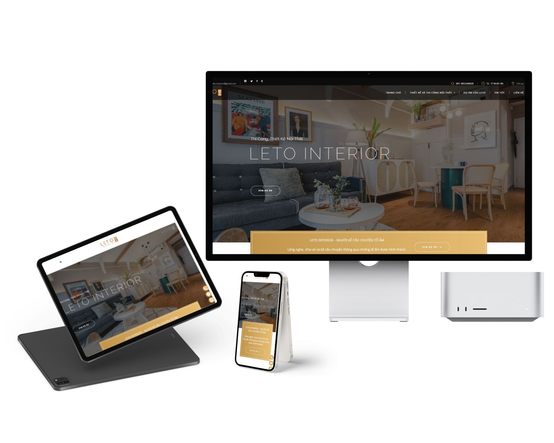 Trang web thiết kế nội thất