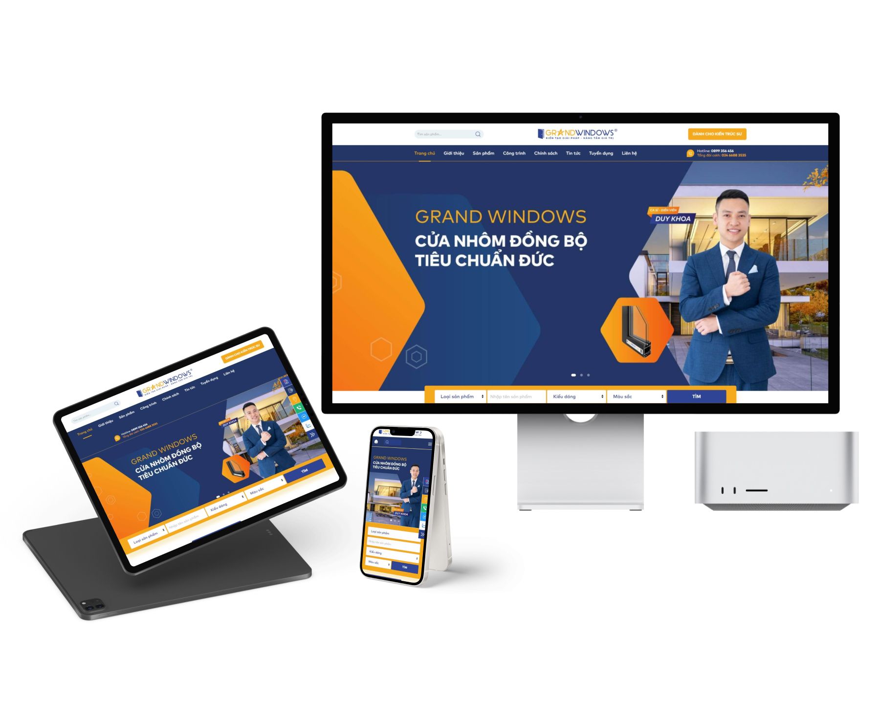 Thiết kế web giới thiệu sản phẩm