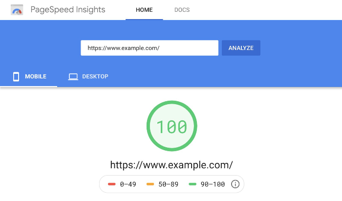 Google Pagespeed Insights