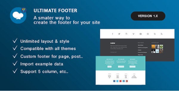 Top 5 plugin footer cho WordPress tốt nhất 2023